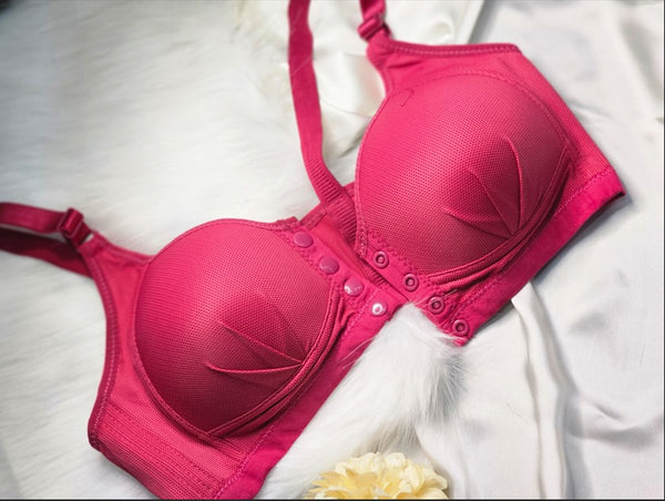 Support Front-Closure Cotton Bra
