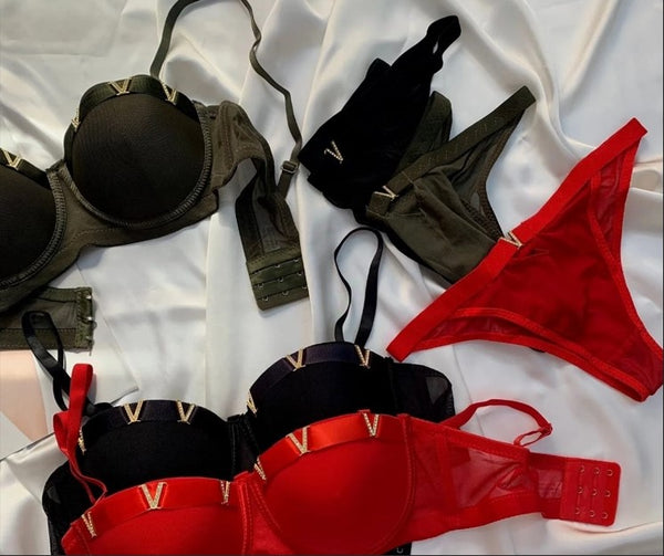Victoria’s Luxe Bra & Panty Set