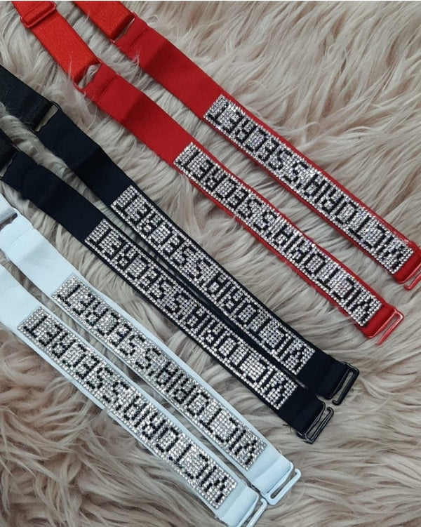 " VS" Decorative Bra Straps