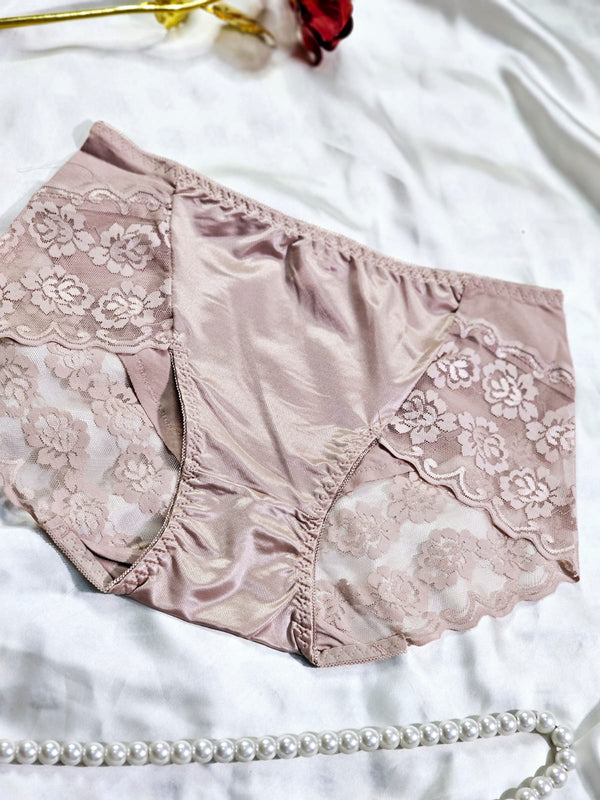 Floral Lace Panel Briefs
